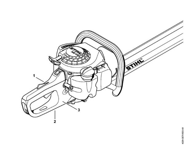 Cortasetos (HS) HS 45 2-MIX Níºmero de máquinaÂ  de la marca Stihl